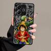 Anime One Piece Luffy Zoro Funda Back Phone Cover Case for Xiaomi Redmi Note 14 14C A4 11 12 13C 13 Pro Plus 9S 10