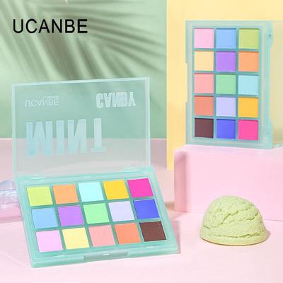 UCANBE 15-Color Macaron Matte Eyeshadow Palette for Beginners