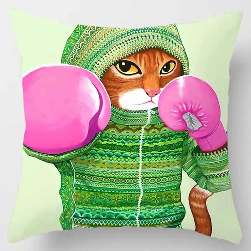 

Наволочка для подушки в виде баскетбольного мяча для автомобиля, дивана, кровати, птицы, осени, крутого бокса, кота, пояса, одежды 40x40cm