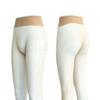 Luoying 8314 Seamless Transparent Black Velvet Pantyhose with Butt-Lifting Shaping