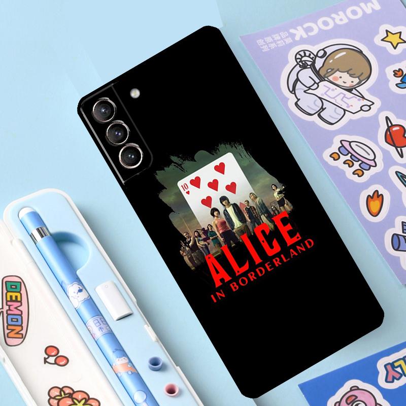 Hot Alice In Borderland Case For Samsung Galaxy S23 S21 S22 Ultra Plus Note 10 20 S8 S9 S10 Plus S20 FE Cover Case