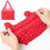 Creative Magic Expansion Fold Pleated Flexible Stretch Bags Shopping Bag Large Capacity Multi Purpose Bubble Elastic Bubble Bag