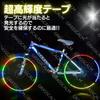 GRASSCALM Reflective Tape, Set of 5 Colors, Fluorescent, Reflective Stickers, Waterproof, Visible At Night,