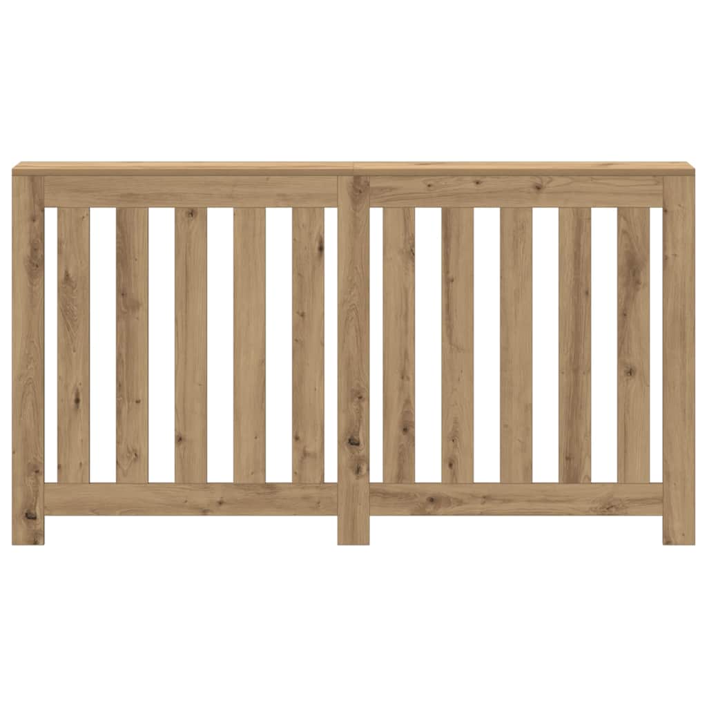 Radiator Cover Artisan Oak 149x20x82 cm Engineered Wood