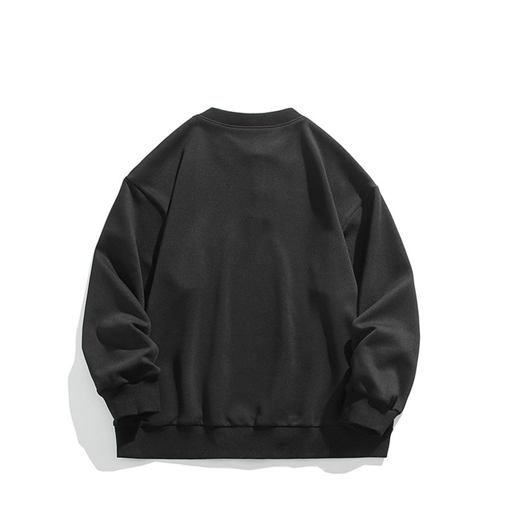 Men's Hoodie Loose Casual Long Sleeved Round Neck