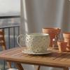 Pot de Fleurs en Fer pour Intérieur et Extérieur Décoratif Style Rustique pour Balcon, Terrasse,