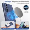 Hinge Protective Magnetic Phone Case for Samsung Galaxy Z Fold 7 6 5 4 3 5G for Magsafe Fold7 Fold6 with Screen Protector Cover
