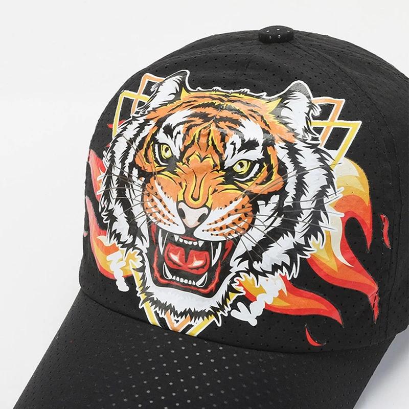 Scream Tiger Roar Baseball Caps Men Women Outdoor Golf Visors Cap Animal Pattern Sun Hats Cotton Hat Snapback Hip Hop Gorra