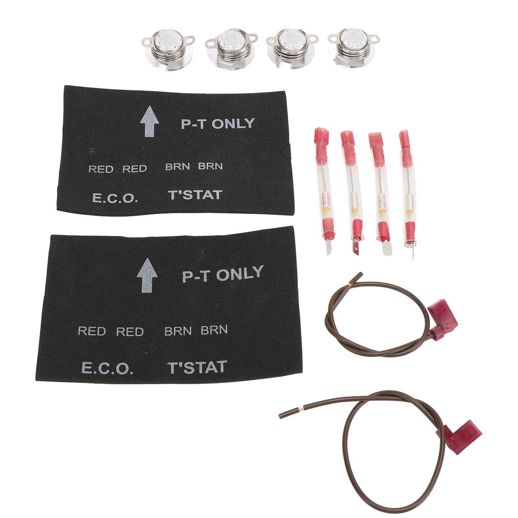 2 Sets RV Water Heater Thermal Cutoff with ECO Thermostat Assembly Kit Enhanced Safety Replacement for Atwood 91447