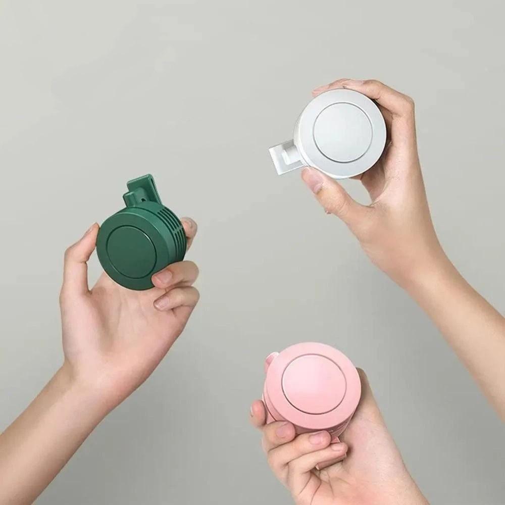 High Air Flow Wearable Neck Fan Ultra Quiet Portable Hanging Fan Clip-on USB Fan Daily Commuting