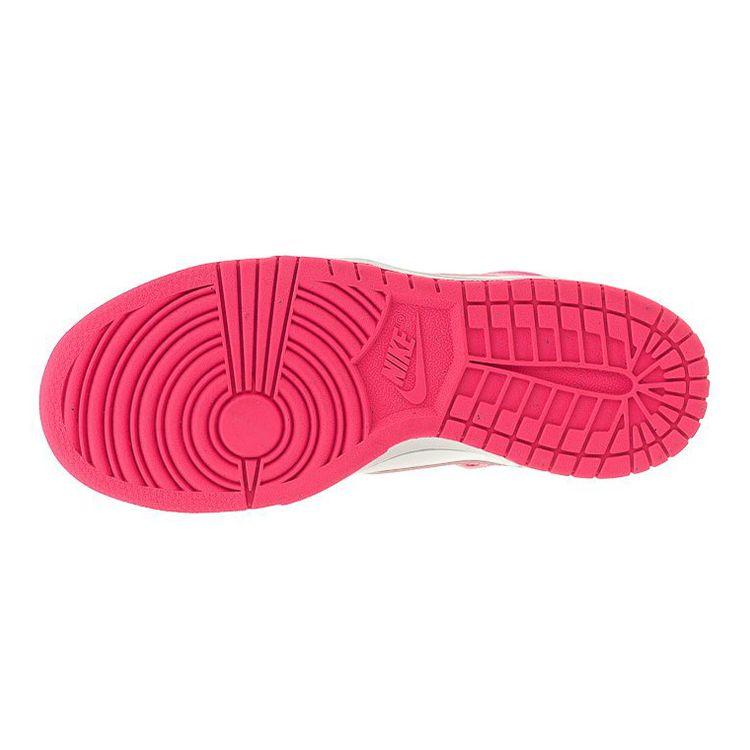 Nike Dunk High Wygodne Wszechstronne Antypoślizgowe Wytrzymałe Wysokie Buty Skateboardowe Damskie Trampki Różowo-Białe 308319-127