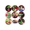 8 Pcs Winter Christmas Set with Holder, Color Box Packaging