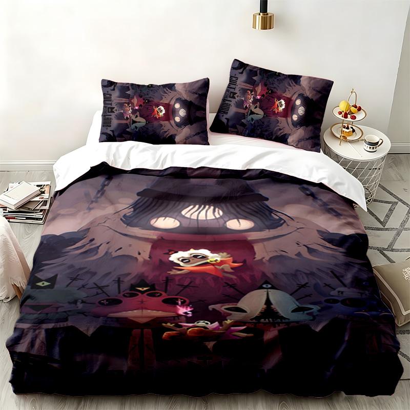 Cult of the Lamb 3pc set Perfect for bedroom use Comfortable bedding set includes a duvet cover and two pillowcases Ideal birthday or Christmas gift