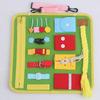 Felt Busy Board Toddlers Sensory Board Educational Activities for Learning Fine Motor Skills