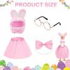Porch Decor Easter Goose Costume Weather-resistant Cloth Outdoor Display Friendly Full Package With Accessories