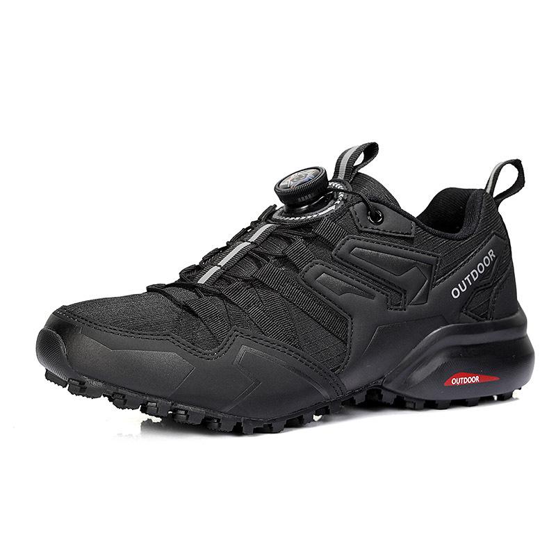 Men's Lightweight Breathable Hiking and Trail Running Shoes - Large Size
