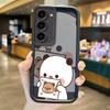 BUBU DUDU Couple Case For Samsung Galaxy Case S24 S23 S22 S21 Ultra Plus Fe A55 A54 A53 A52 A35 A25 A15 A14 5G Phone Y2k Cover
