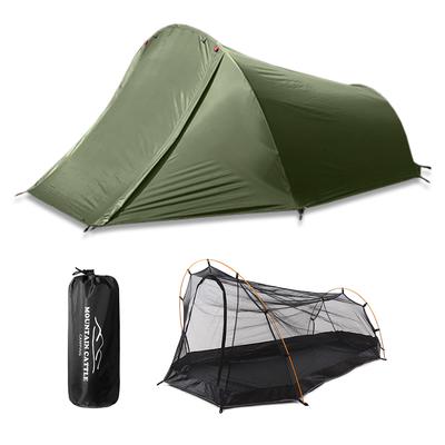 2 Personen Campingzelt Outdoor Zelte Wasserdichtes Sommer Strandzelt für Camping Radfahren Wandern Muntaineering Angeln
