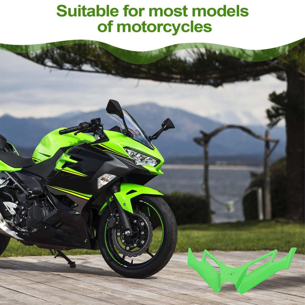 Motorcycle Front Fairing Winglets Universal Side Spoilers Dynamic Motorcycle Winglet Aerodynamic for Modification Protection