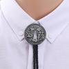 New Trendy Bolo Tie Dance Retros Necktie Western Necktie Adjustable Necktie for Any Wardrobe