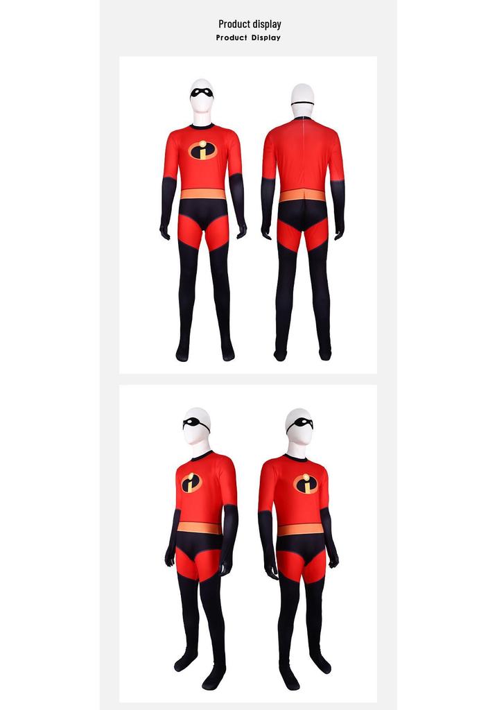 Superman Family Halloween Cosplay Outfits for Parents and Kids