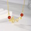 Female Niche Design Micro-inlaid Dragon Year Necklace Personality Trend Chinese Style New Chinese Style Collarbone Chain