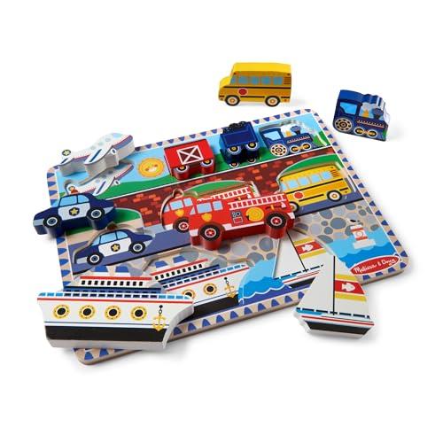 Деревянная мозаика Melissa & Doug Крупная мозаика Транспорт