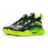 Li Ning Youth Pioneer Team 2.5 Comfortable Rebound Support Mid-Top Basketball Shoes Kids basketball shoes Black Fluorescent-Green YKBS050-17