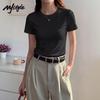 MJ STYLE Women's Crew Neck Slim Fit T-Shirt