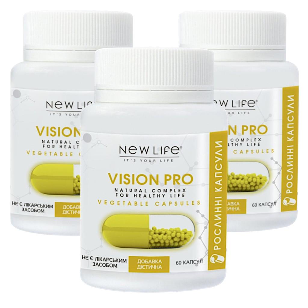 Vision Pro Lutein New Life Diyet Takviyesi (Göz Sağlığı, Görme Desteği)