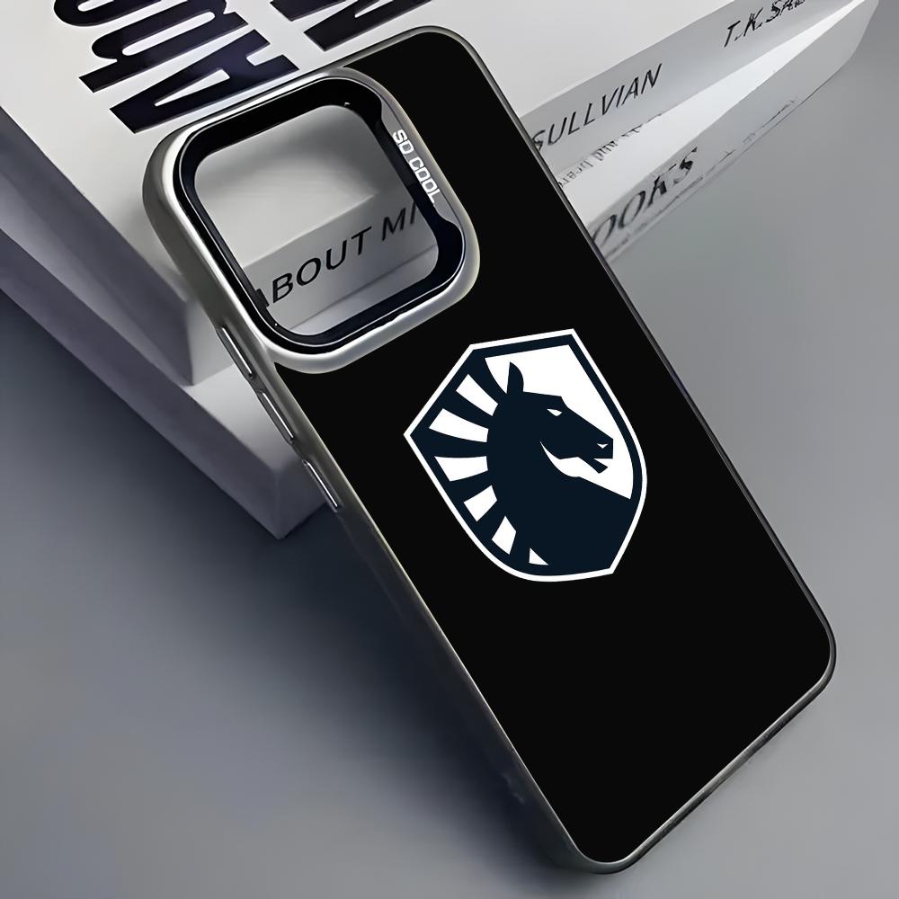 C-CSGO Team G2 F-Faze Spirit Phone Case For iPhone 16 13 15 14 12 11 Pro Max Grey Black Matte Laser Metallic Aurora Funda