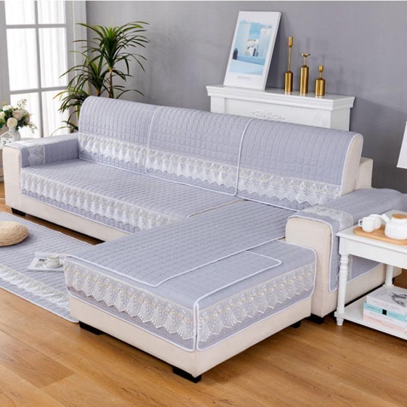 

Утолщенный эластичный синель, универсальный всесезонный универсальный чехол для дивана с защитой от кошачьих царапин, противоскользящая защита для дивана, домашний декор
