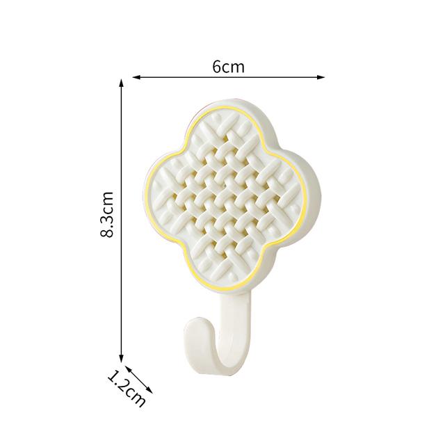 1/3pcs Chinese Knot Hooks Wall Hanging Hook Self-Adhesive Towel Key Bag Holder Clothes Punch-Free Hanger Strong Adhesive Organizer Rack