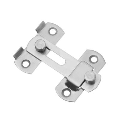 Gate Buckle Padlock Clasp Stainless Steel Screws Window Catch Lock Hasp Cabinet Catches Door Bolt