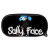 Student Pencil Case With Sally Face Cartoon Print Design Made Of Nylon For School And Office Use