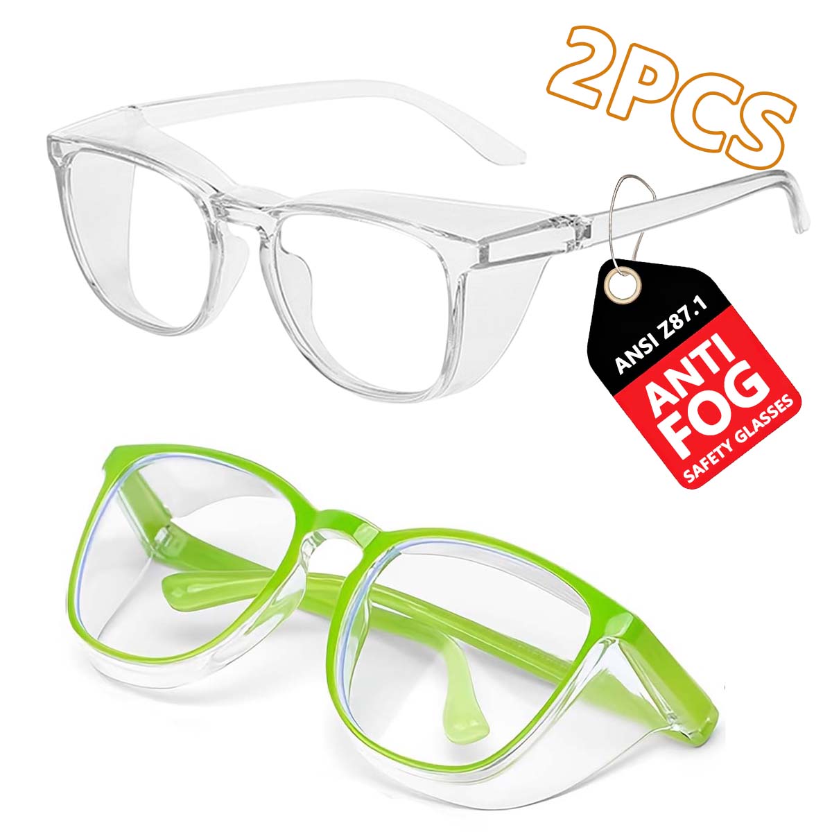 

Anti-Fog Safety Goggles with Clear Lenses Scratch Resistant Glasses for Men And Women & Perfect Gift Choice Model HM9