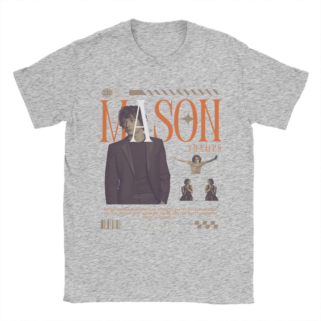 Men Women Graphic Printed 2025 Mason Thames Actor T Shirt Tee Cotton T-shirts Clothing