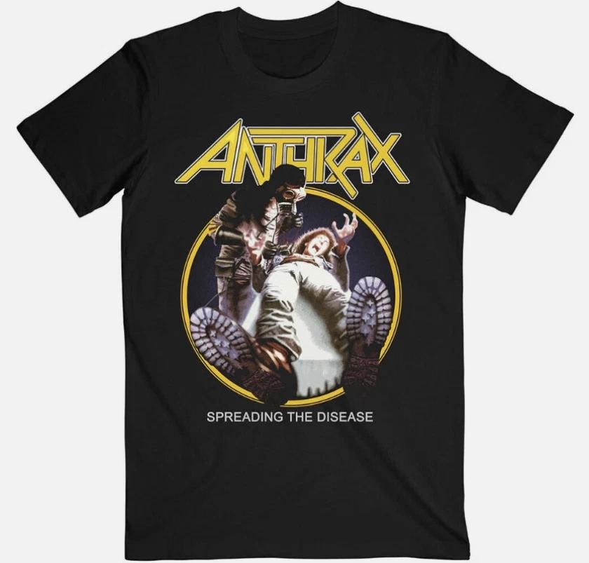 Anthrax Spreading The Disease Треклист Футболка S-XXL Официальная футболка группы L