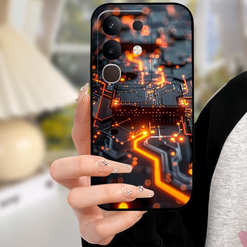 Phone Case For Vivo Y29 4G Cases Soft Silicone Cover For VIVO T4X 5G Fashion Case 2025 Shockproof Cover Full Protector Shells