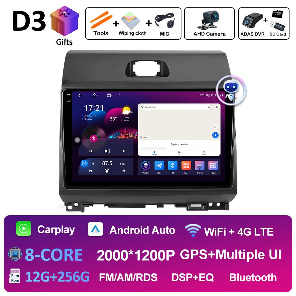 9 Inch Car Radio For KIA Ray 2011 2012 2013 2014 - 2017 Video Player Wireless Carplay GPS Navigation Cooling Fan Auto Tools WIFI