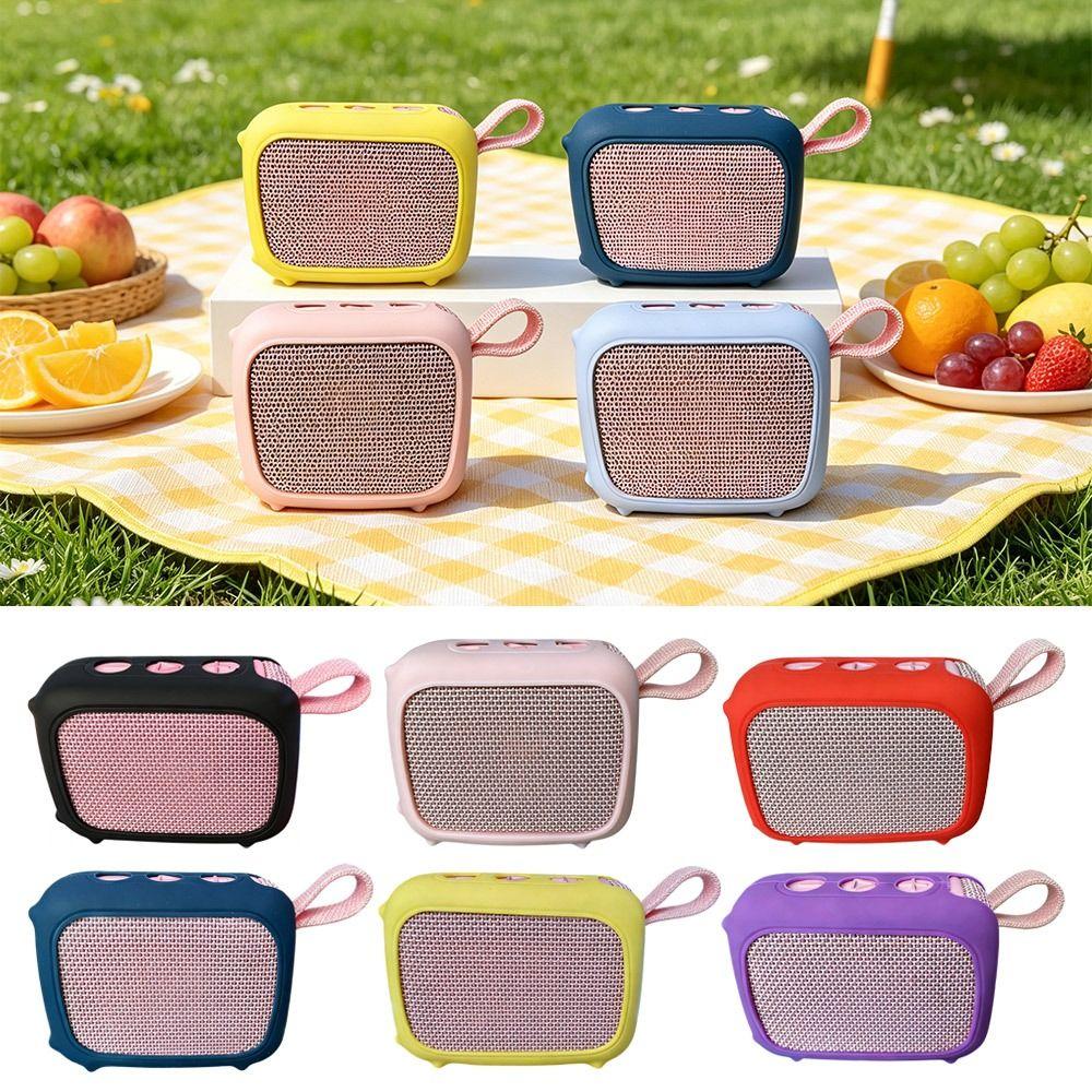 Shockproof Silicone Cover Portable Protective Cover for JBL GO 5 Bluetooth Speaker Travel Use