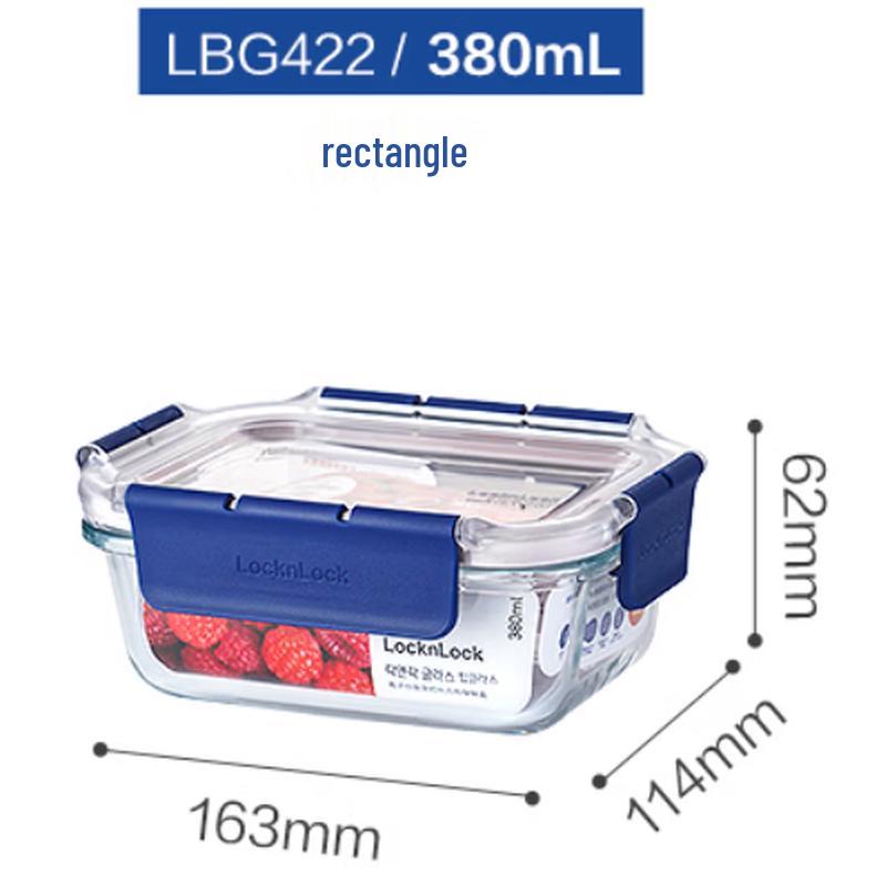 

Lock & Lock Heat-Resistant Glass Lunch Container