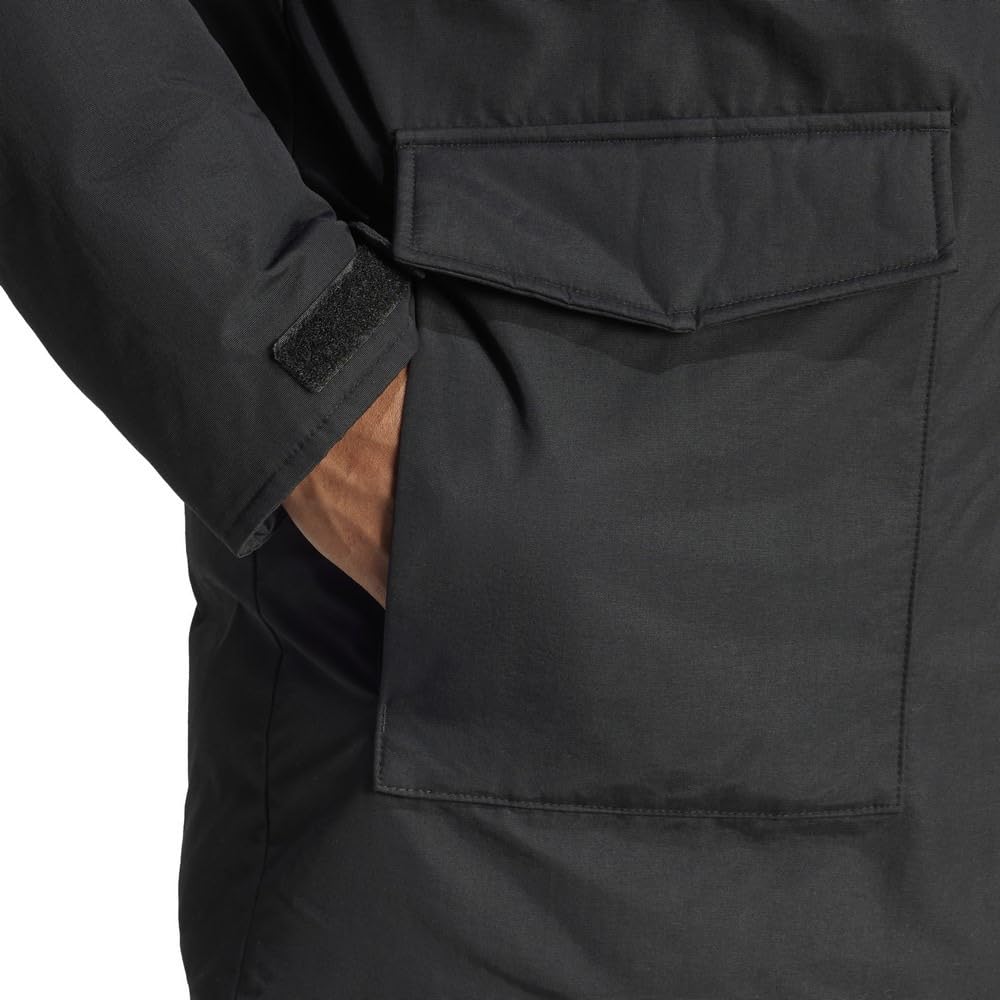 Jacket Paveric Fur Parka JUC84 Black [Adidas] Men's (IX8888) J/L