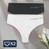 2PCS/Set M-2XL Bodyshaper G-String Panties Women Slim Underwear Female Lingerie Sexy Lady Thongs High Waist Underpants