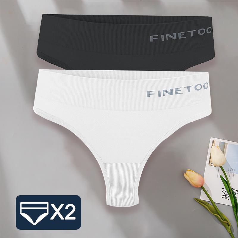 2PCS/Set M-2XL Bodyshaper G-String Panties Women Slim Underwear Female Lingerie Sexy Lady Thongs High Waist Underpants
