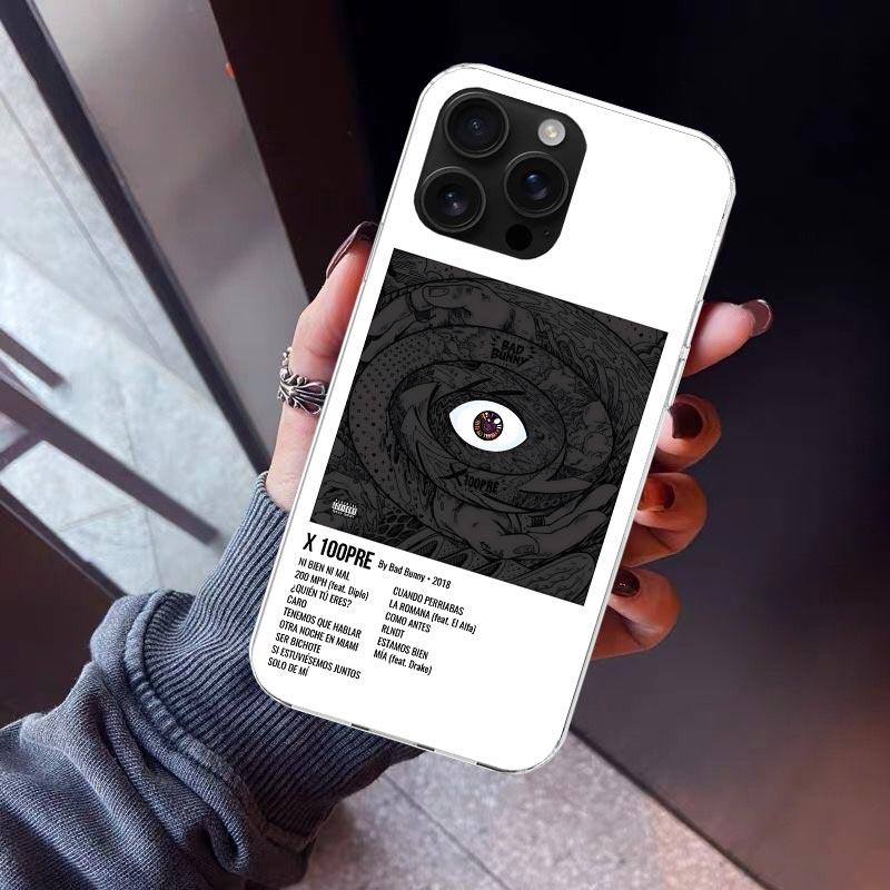 Bad Bunny X100pre Phone Case For iPhone 17 Air 16 15 Pro Max 14 Plus 13 Mini 12 11 Cover 7 8 SE Silicone Shell Print Fundas 17 A