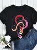 Maycaur New Nail Polishl Women's Fashion Tops 90s Girls Streetwear Casual Short Sleeve T-shirts Women's T-shirts Female Tops Tee