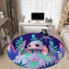 1pc Robot Office Round Area Rug,  Mat Suitable For Office, Under Office Chairs Bedroom Living Room Home Decor, Room Deco