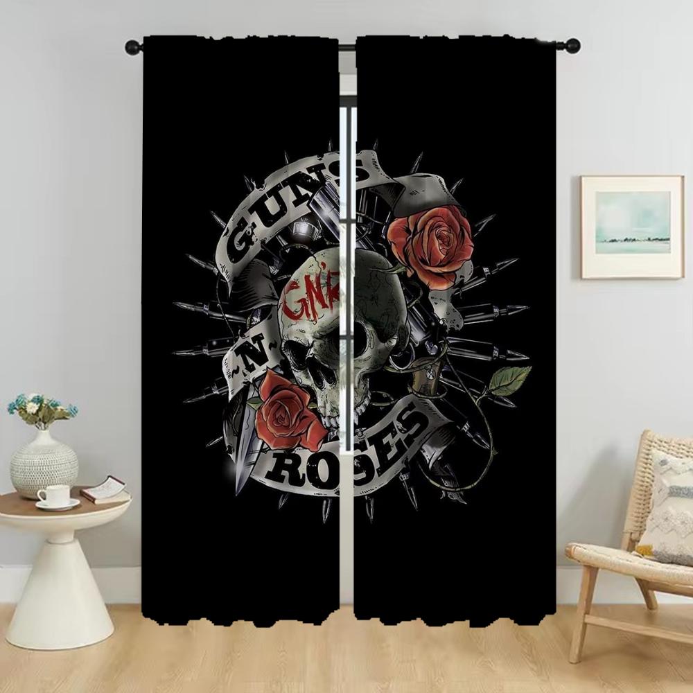 

Kitchen Curtains Child Room Guns NRoses Anti-mosquito Curtains 2 Pieces Tulle for Bedroom Partition Shades Window Curtain Living W50xH70cmx2pcs-CL