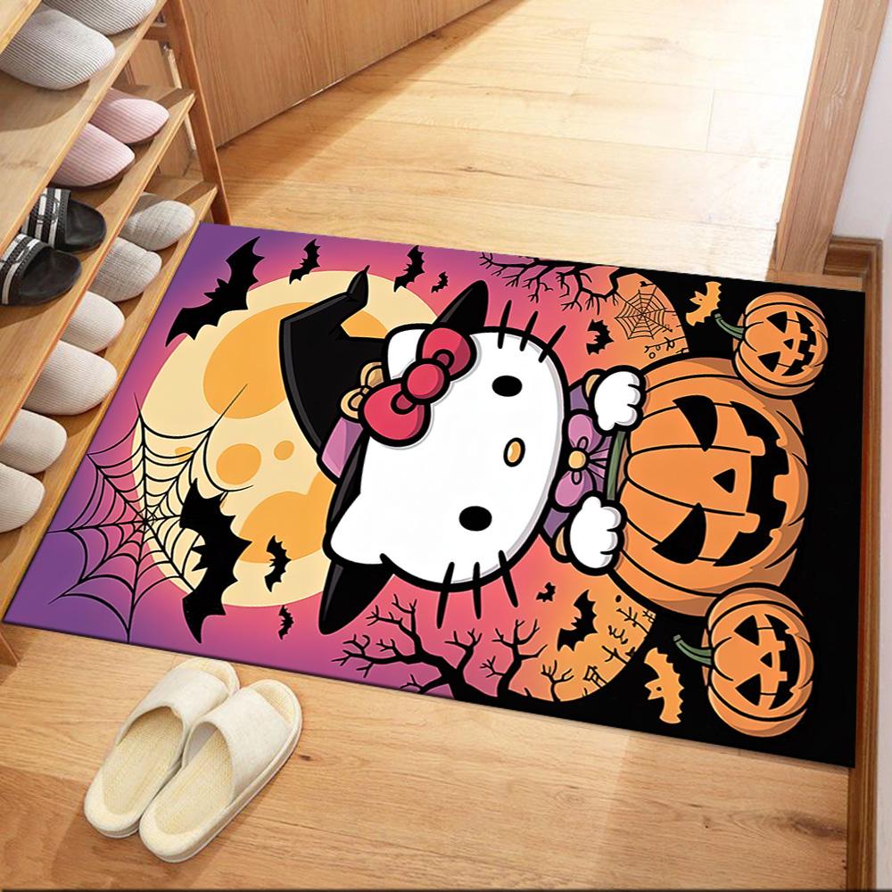 Hello Kitty Party Square rugs are a great choice for living rooms, bedrooms, home décor, and as gifts.